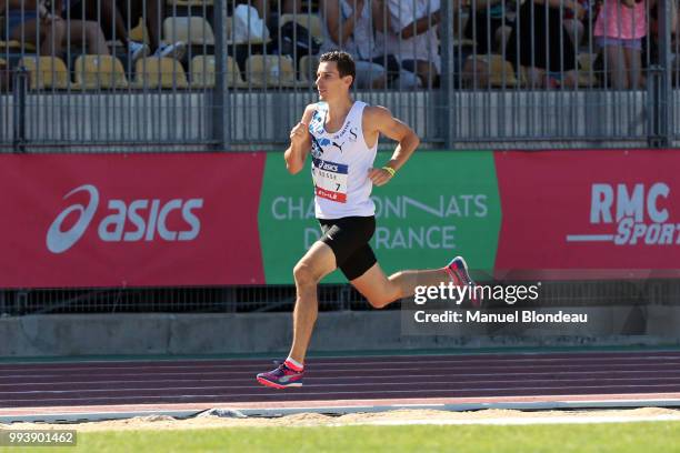 Pierre Ambroise Bosse competes in 800M during the French National Championships 2018 of athletics on July 8, 2018 in Albi, France.