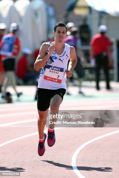 Pierre Ambroise Bosse competes in 800M during the French National Championships 2018 of athletics on July 8, 2018 in Albi, France.