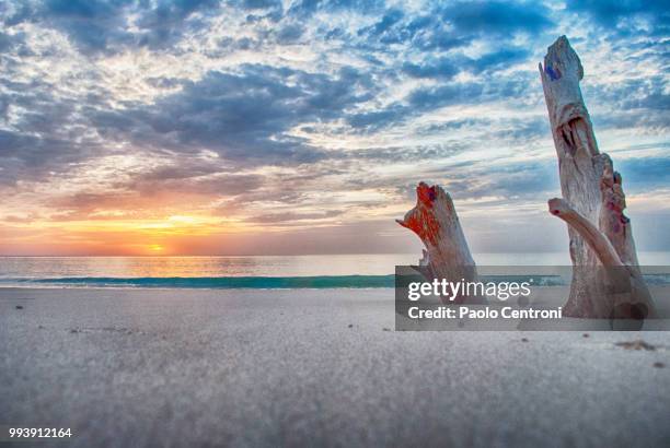 african oceans's sunset - senegal landscape stock pictures, royalty-free photos & images