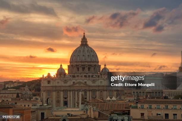 vaticano, tramontare - vaticano 個照片及圖片檔