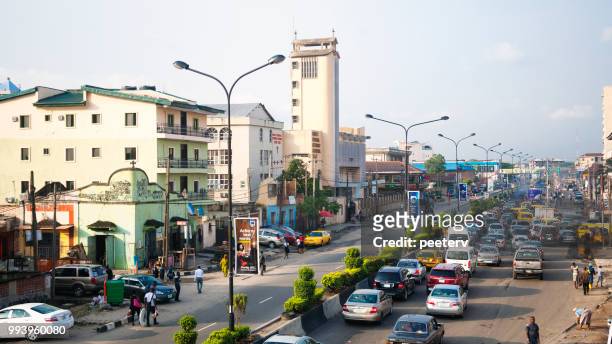 アフリカの都市 - ラゴス、ナイジェリア - peeter viisimaa or peeterv ストックフォトと画像