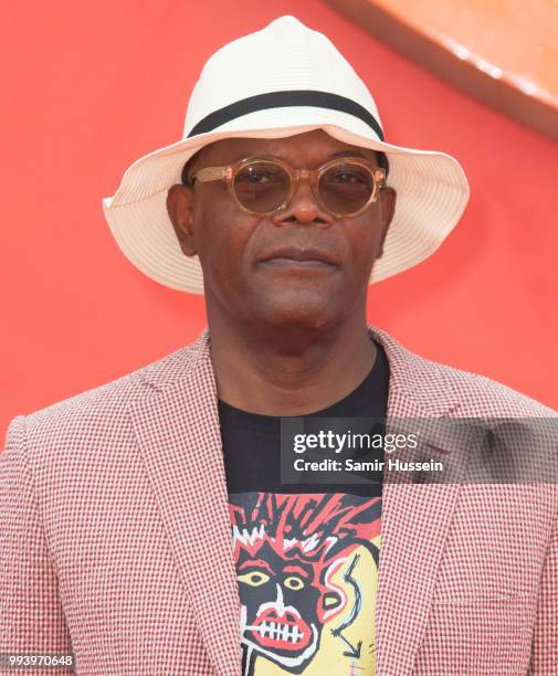 Samuel L Jackson attends the 'Incredibles 2' UK premiere at BFI Southbank on July 8, 2018 in London, England.