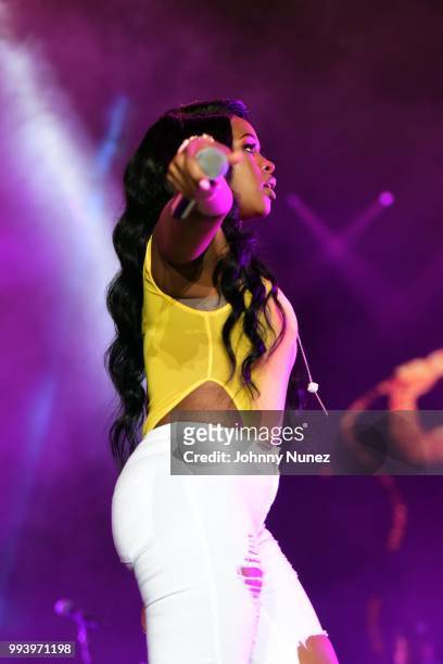 Remy Ma performs at the 2018 Essence Festival - Day 2 on July 7, 2018 in New Orleans, Louisiana.
