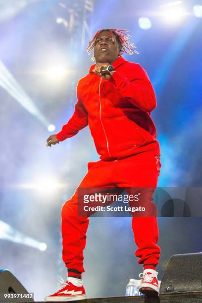 Rapper Lil Yachty performs on Day 3 at Festival d'ete de Quebec on July 7, 2018 in Quebec City, Canada.