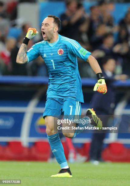 David Ospina of Colombia during the 2018 FIFA World Cup Russia Round of 16 match between Colombia and England at Spartak Stadium on July 3, 2018 in...