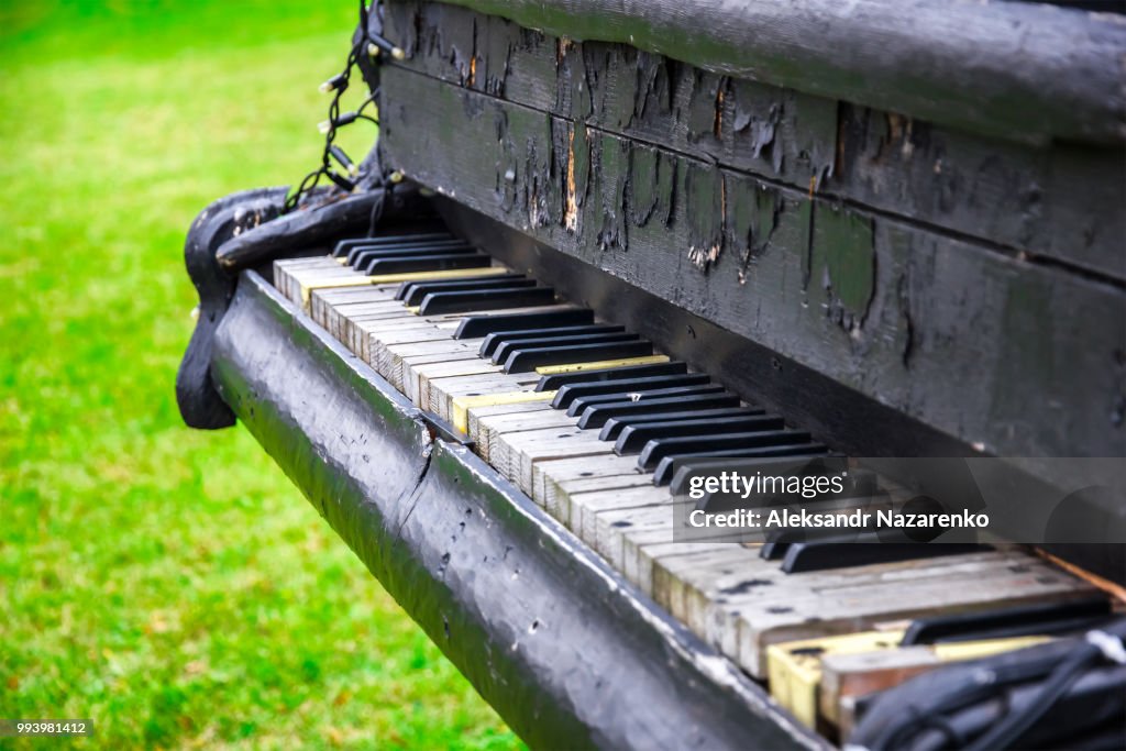 Old Broken Piano