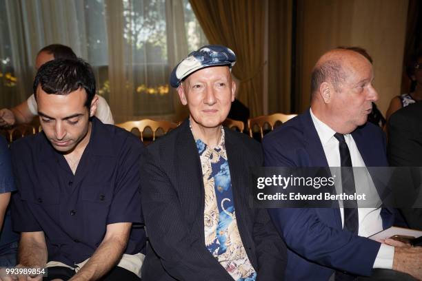 Stephen Jones attends the Ulyana Sergeenko Haute Couture Fall Winter 2018/2019 show as part of Paris Fashion Week on July 3, 2018 in Paris, France.