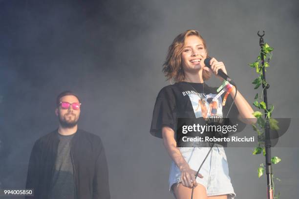 Nina Nesbitt headlines the King Tut's stage during TRNSMT Festival Day 5 at Glasgow Green on July 8, 2018 in Glasgow, Scotland.