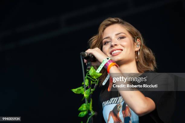 Nina Nesbitt headlines the King Tut's stage during TRNSMT Festival Day 5 at Glasgow Green on July 8, 2018 in Glasgow, Scotland.