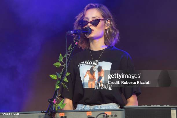 Nina Nesbitt headlines the King Tut's stage during TRNSMT Festival Day 5 at Glasgow Green on July 8, 2018 in Glasgow, Scotland.