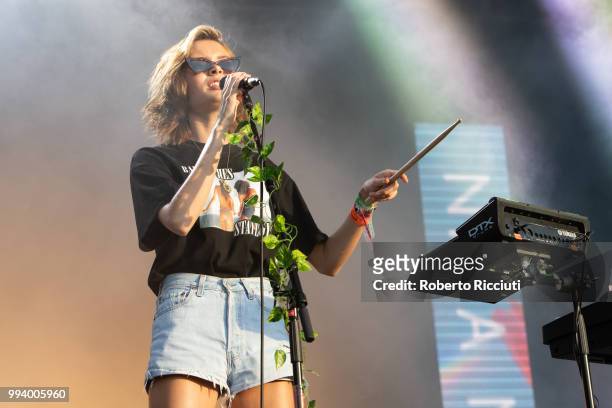 Nina Nesbitt headlines the King Tut's stage during TRNSMT Festival Day 5 at Glasgow Green on July 8, 2018 in Glasgow, Scotland.