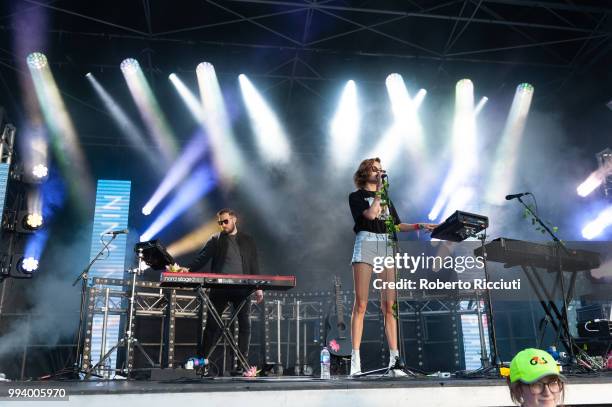 Nina Nesbitt headlines the King Tut's stage during TRNSMT Festival Day 5 at Glasgow Green on July 8, 2018 in Glasgow, Scotland.