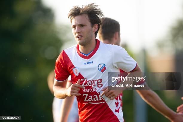 Joris van Overeem of FC Utrecht during the friendly match between FC Utrecht and Ross County at Sportpark Thorbecke on July 06, 2018 in Utrecht, The...