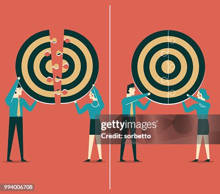 Target Together High-Res Vector Graphic - Getty Images
