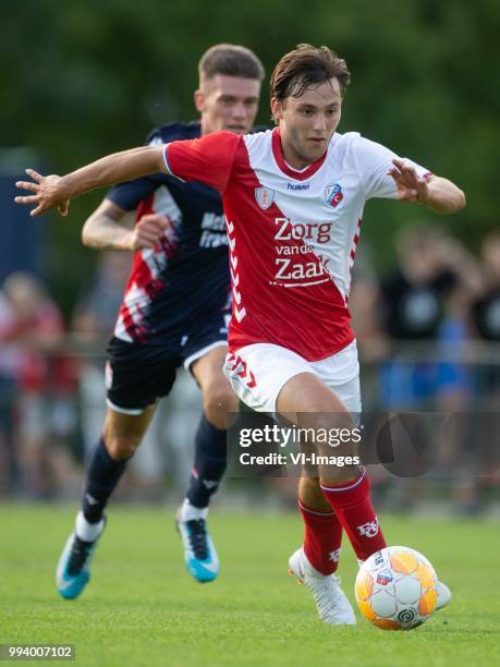 Joris van Overeem of FC Utrecht during the friendly match between FC Utrecht and Ross County at Sportpark Thorbecke on July 06, 2018 in Utrecht, The...