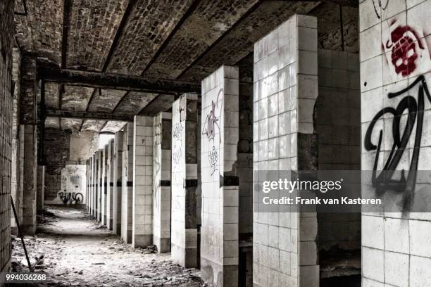 hasard cheratte (urban exploration) - urban exploration stock pictures, royalty-free photos & images