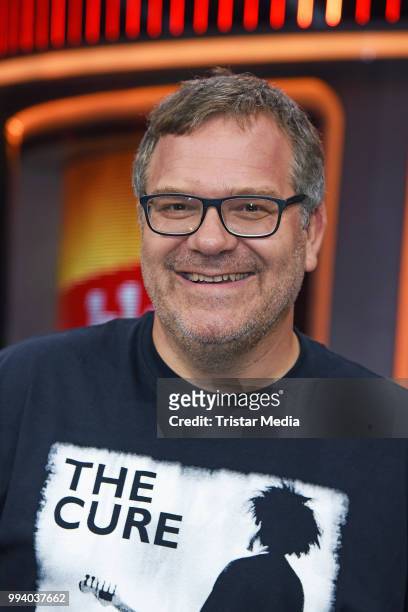 German presenter Elton during the 'Klein Gegen Gross' TV Show on July 8, 2018 in Berlin, Germany.