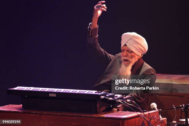 Dr. Lonnie Smith performs during the 2018 Festival International de Jazz de Montreal at Quartier des spectacles on July 7th, 2018 in Montreal, Canada.