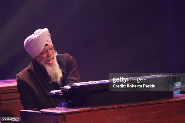 Dr. Lonnie Smith performs during the 2018 Festival International de Jazz de Montreal at Quartier des spectacles on July 7th, 2018 in Montreal, Canada.