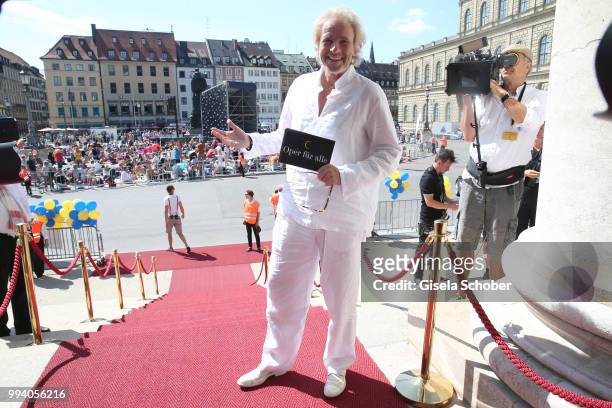 Thomas Gottschalk during the 'Oper fuer alle - Parsifal' as part of the Munich Opera Festival at Nationaltheater on July 8, 2018 in Munich, Germany.
