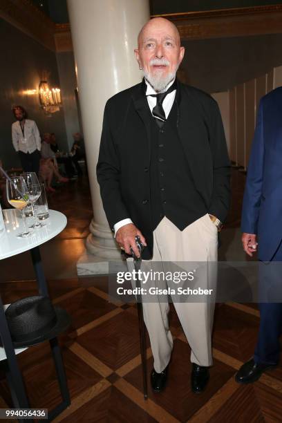 Markus Luepertz during the 'Oper fuer alle - Parsifal' as part of the Munich Opera Festival at Nationaltheater on July 8, 2018 in Munich, Germany.