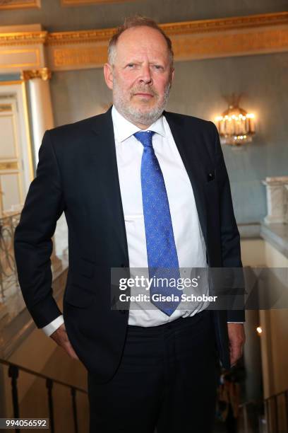 Axel Milberg during the 'Oper fuer alle - Parsifal' as part of the Munich Opera Festival at Nationaltheater on July 8, 2018 in Munich, Germany.