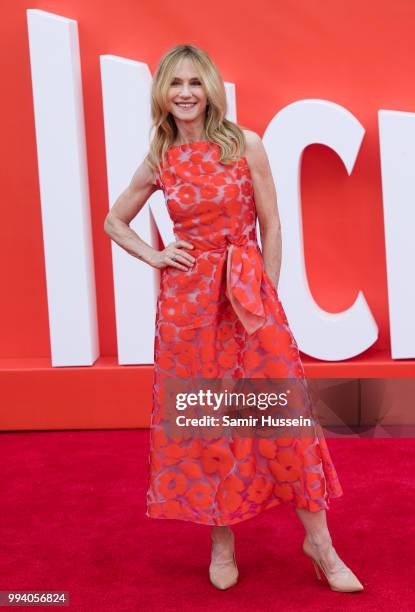 Holly Hunter attends the 'Incredibles 2' UK premiere at BFI Southbank on July 8, 2018 in London, England.