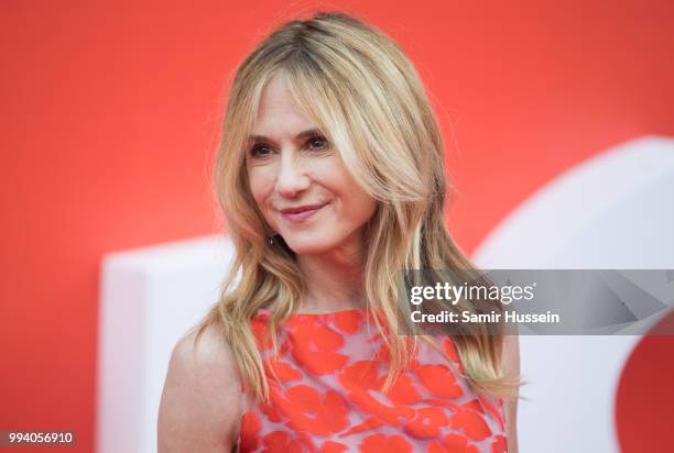 Holly Hunter attends the 'Incredibles 2' UK premiere at BFI Southbank on July 8, 2018 in London, England.