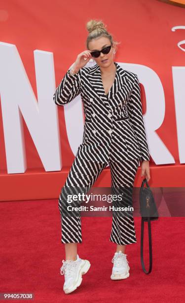 Tallia Storm attends the 'Incredibles 2' UK premiere at BFI Southbank on July 8, 2018 in London, England.