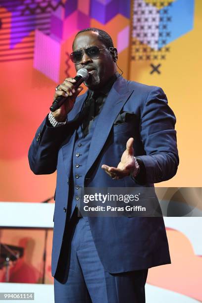 Johnny Gill performs onstage during the 2018 Essence Festival presented by Coca-Cola at Ernest N. Morial Convention Center on July 8, 2018 in New...