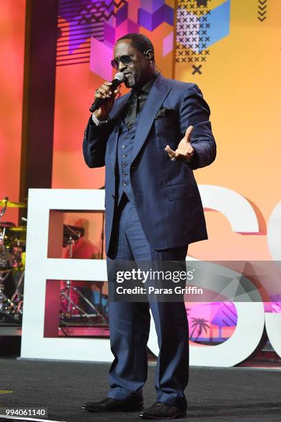 Johnny Gill performs onstage during the 2018 Essence Festival presented by Coca-Cola at Ernest N. Morial Convention Center on July 8, 2018 in New...