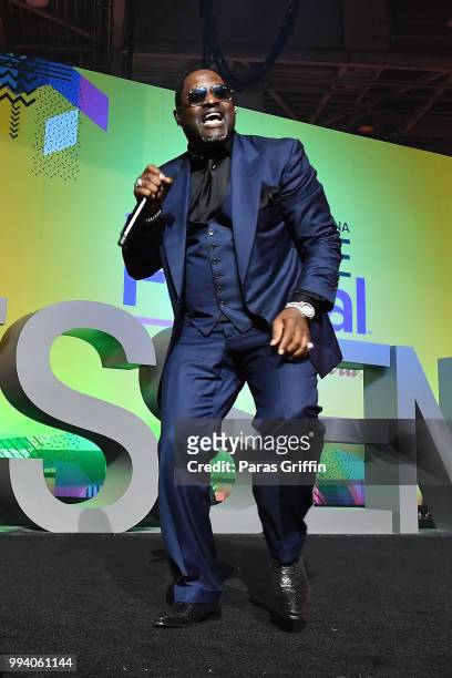 Johnny Gill performs onstage during the 2018 Essence Festival presented by Coca-Cola at Ernest N. Morial Convention Center on July 8, 2018 in New...