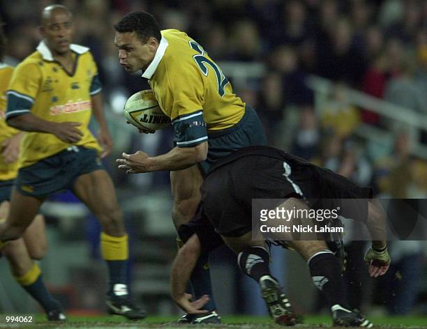 Graeme Bond of the Wallabies in action during the rugby union match between the Australian Wallabies and the New Zealand Maori at the Sydney Football...
