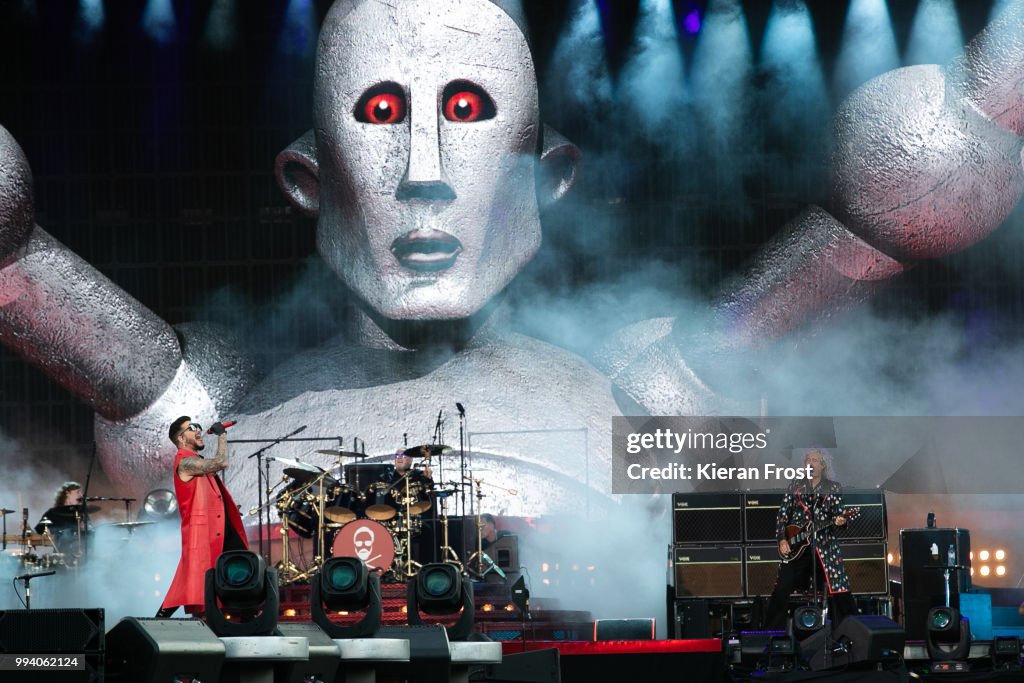 Queen Perform At Marlay Park, Dublin