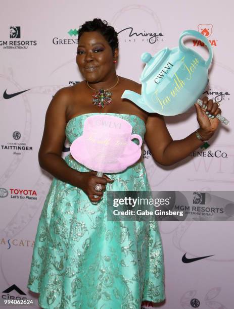 The Real MVP Wanda Durant attends Coach Woodson Invitational presented by MGM Resorts International, a PGD Global production, at Cascata Golf Club on...