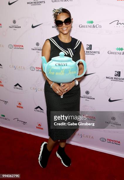 Dorys Erving attends Coach Woodson Invitational presented by MGM Resorts International, a PGD Global production, at Cascata Golf Club on July 8, 2018...