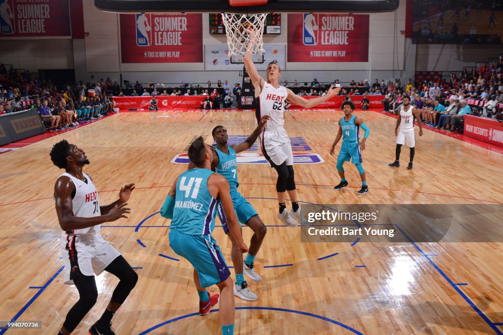 2018 NBA Summer League - Las Vegas  - Charlotte Hornets v Miami Heat