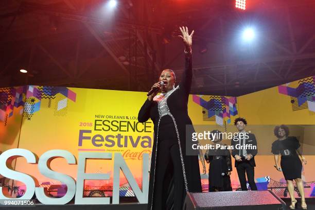 Dottie Peoples performs onstage during the 2018 Essence Festival presented by Coca-Cola at Ernest N. Morial Convention Center on July 8, 2018 in New...