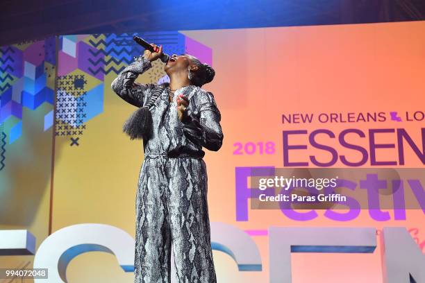 Regina Belle performs onstage during the 2018 Essence Festival presented by Coca-Cola at Ernest N. Morial Convention Center on July 8, 2018 in New...