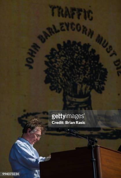 Steve Winwood performs live at Barclaycard present British Summer Time Hyde Park at Hyde Park on July 8, 2018 in London, England.