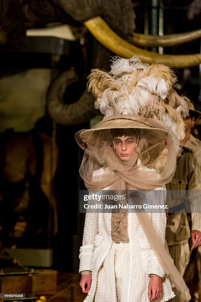 Palomo Spain Catwalk - Mercedes Benz Fashion Week Madrid - July 2018