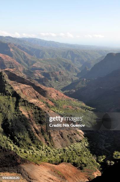 waimea canyon.jpg - waimea valley imagens e fotografias de stock