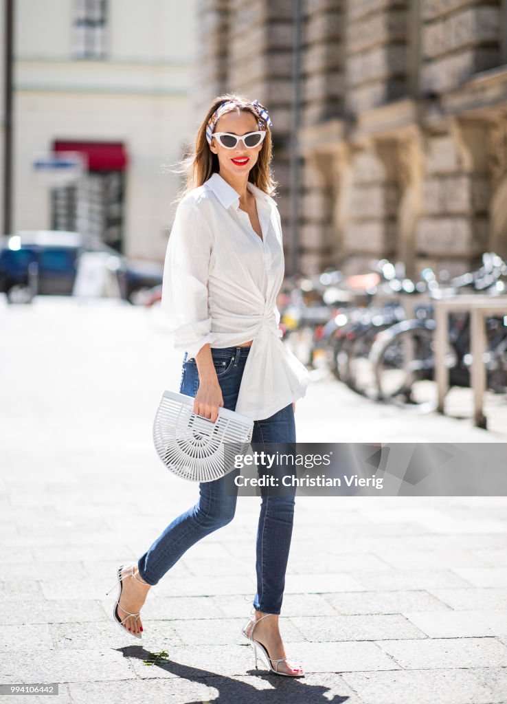 Street Style - Berlin Fashion Week Spring/Summer 2019 - July 6, 2018