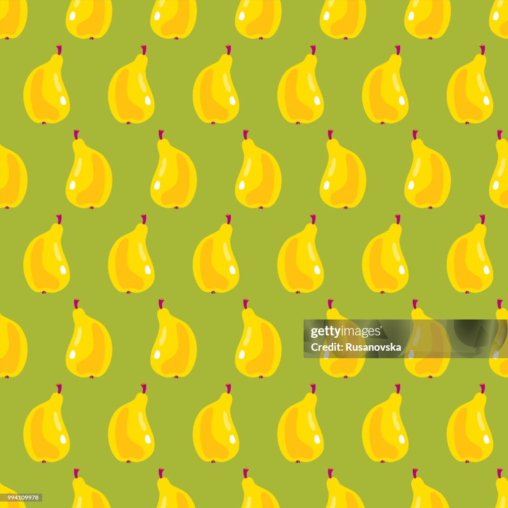 Pears Seamless Pattern