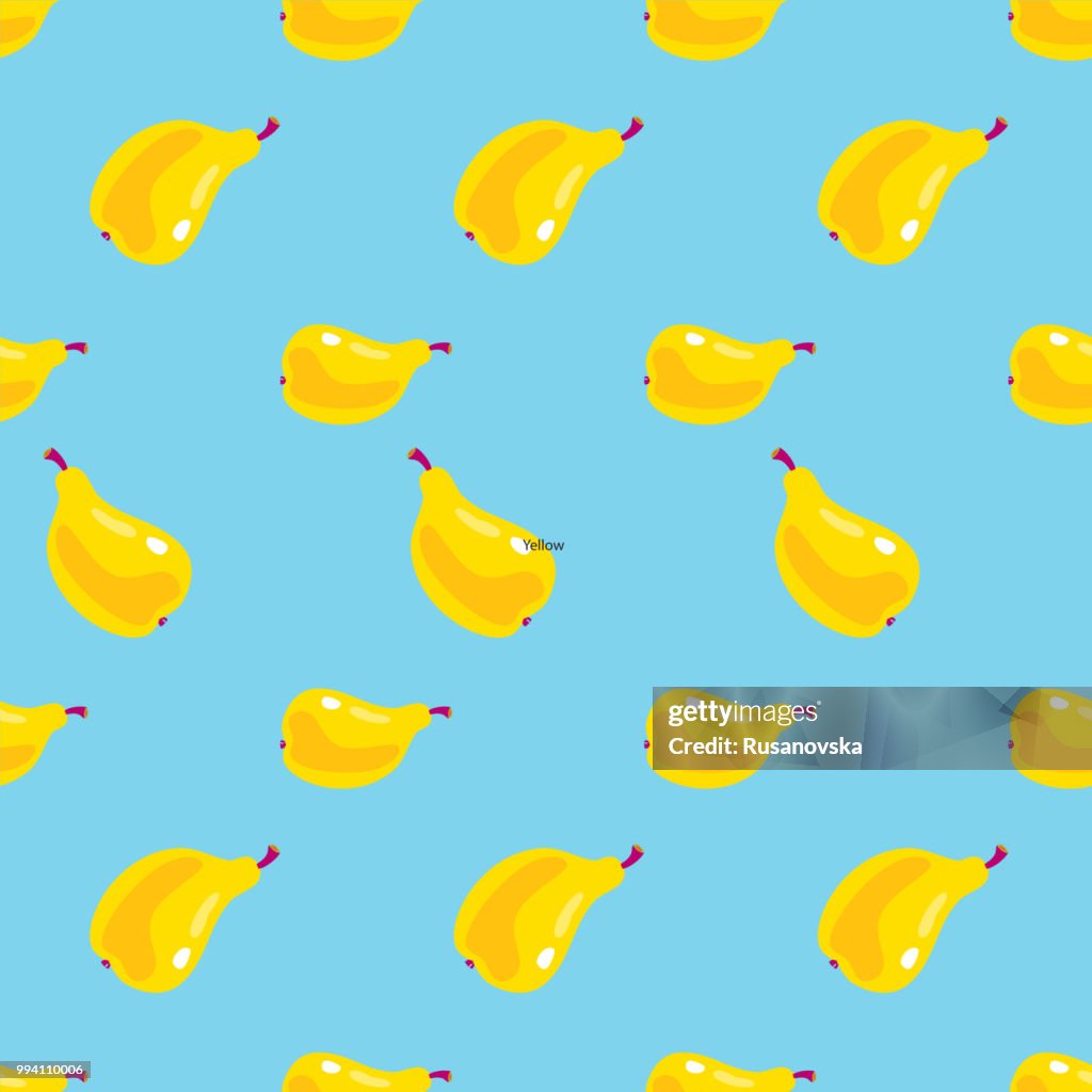 Pears Seamless Pattern