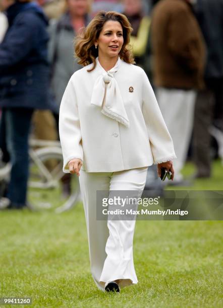 Princess Haya Bint Al Hussein of Jordan attends day 3 of the Royal Windsor Horse Show on May 14, 2010 in Windsor, England.