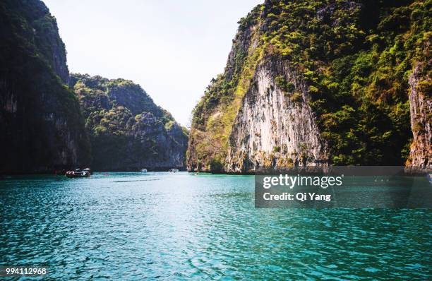 thailand tropical island landscape - qi yang stock pictures, royalty-free photos & images