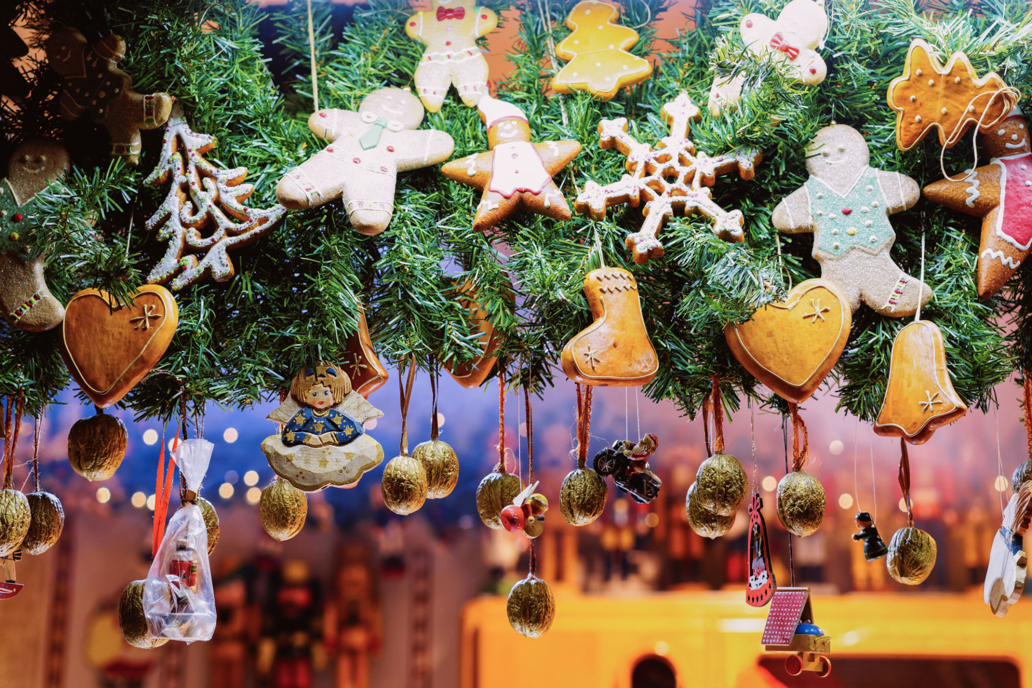 christmas food stalls