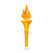 Torch icon design