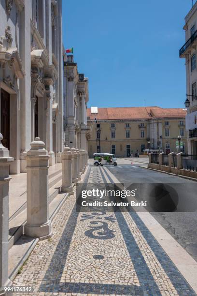 praça de municipio, lisbon, portugal - praça stock-fotos und bilder